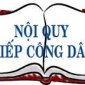 Nội quy tiếp công dân năm 2022.