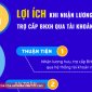 Thực hiện triển khai chi trả lương hưu và trợ cấp qua tài khoản cá nhân không dùng tiền mặt.