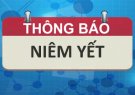 Thông báo niêm yết công khai kết quả kiểm tra hồ sơ đăng ký đất đai.