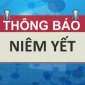 Thông báo niêm yết công khai kết quả kiểm tra hồ sơ đăng ký đất đai.